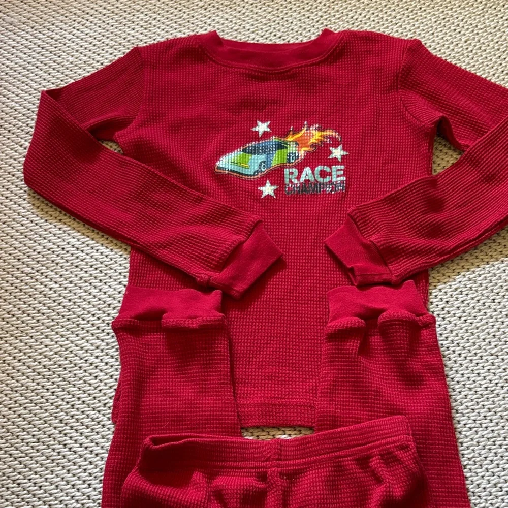 Pajamas Race Champion boys new size S(6) 60% cotton 40% polyester